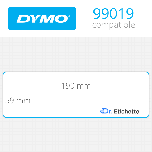 5 Rotoli Etichette Gialle Per DYMO LabelWriter 310 320 330 - 54mm X 101mm